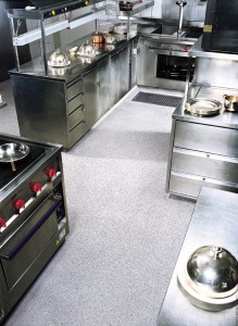 A commercial kitchen overcomes its resurfacing concrete problems with the installation of a new floor.