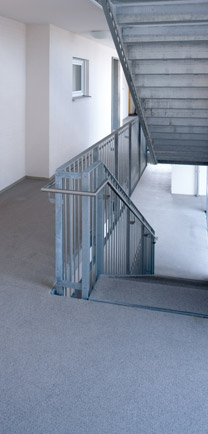 Outdoor Stairwell With Superior Flooring.
