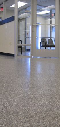 Flooring In A Waiting Area In A Hospital.