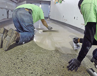 restaurant kitchen flooring installation