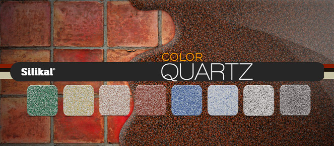 Quartz flooring color blends below a quartz system going over tile.