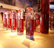 MVPs are displayed on the stadium floor.